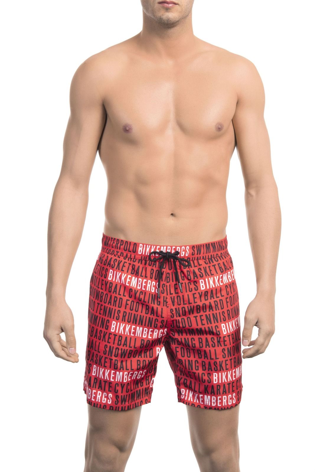 Bikkembergs Beachwear Men Swimwear Red
