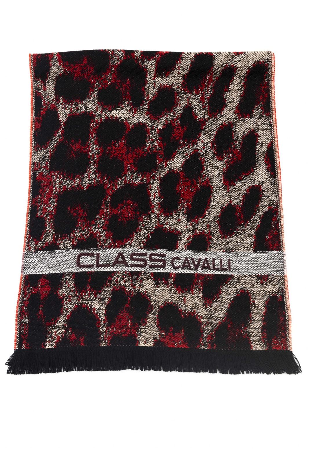 Cavalli Class Men Scarf Red