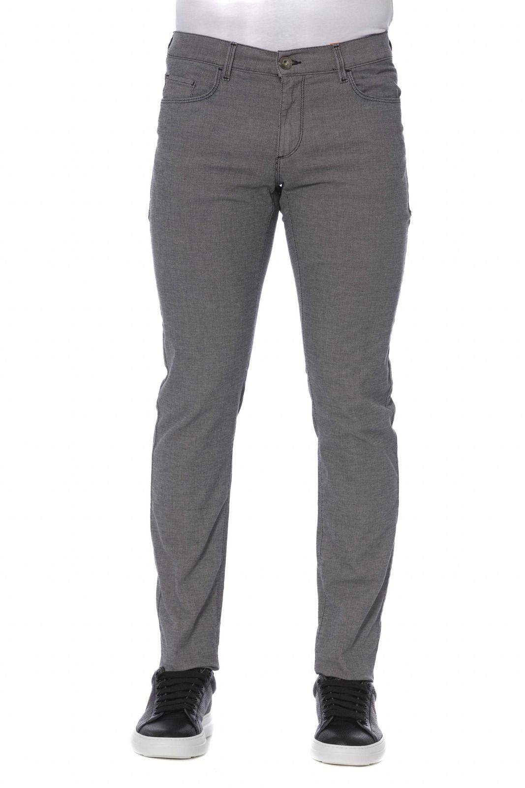 Trussardi Jeans Men Trousers Grey