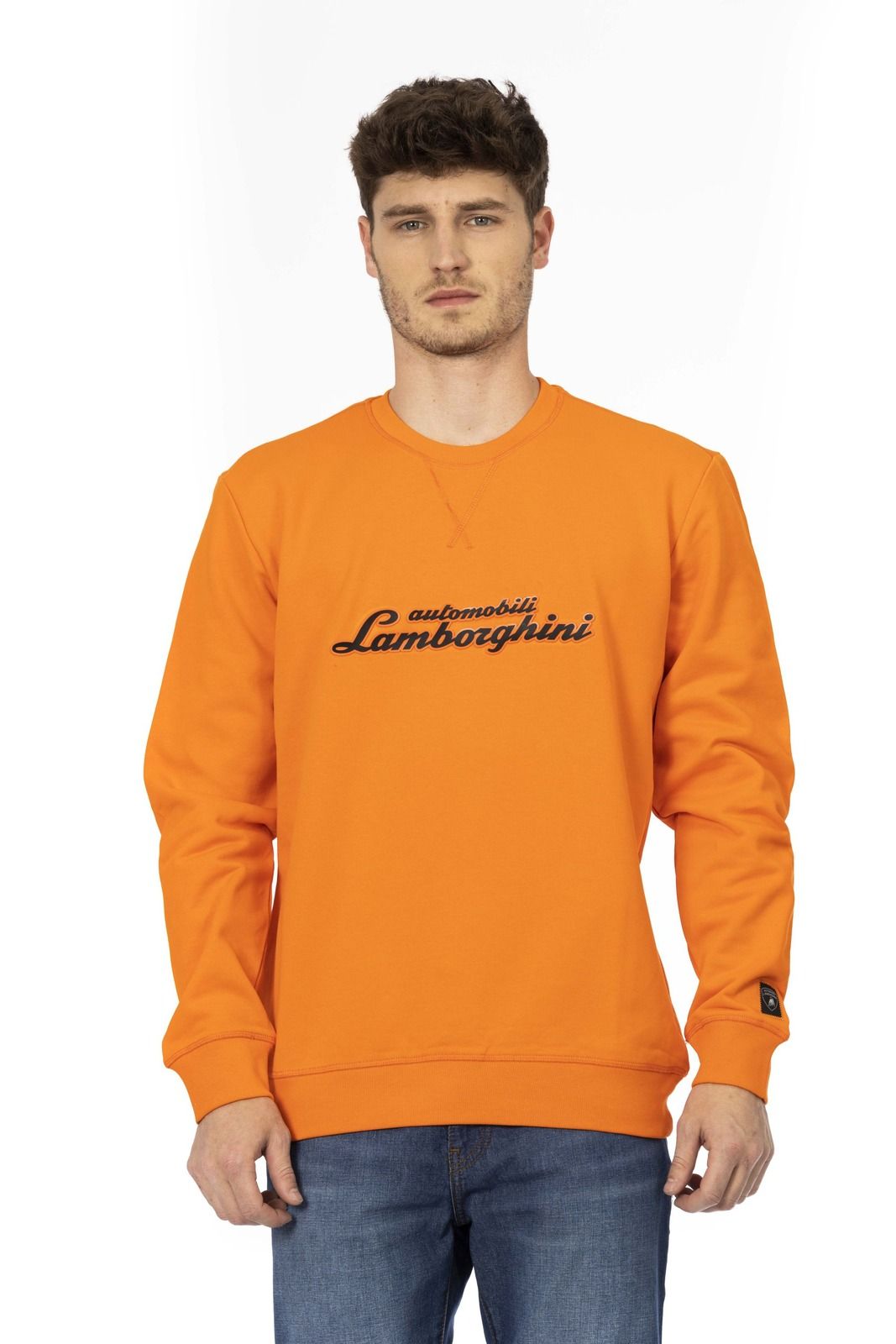 Automobili Lamborghini Men Sweatshirt Orange