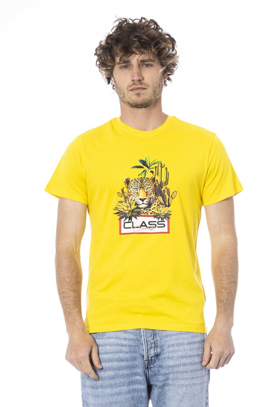 Cavalli Class Men T-Shirt Yellow